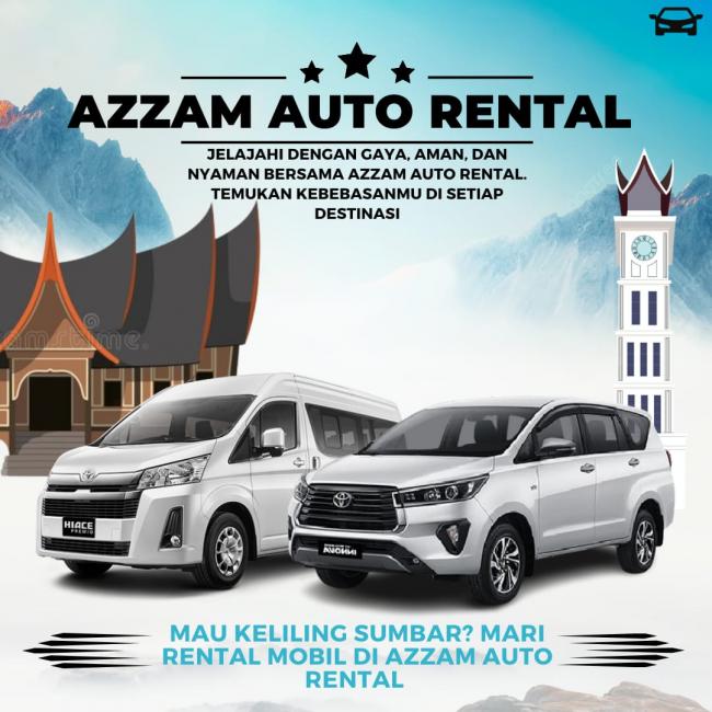 perjalanan pelancong yang selesa di Sumatera Barat dengan Azzam Auto Rental